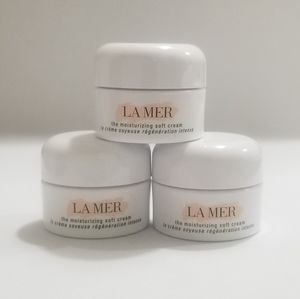 La Mer Moisturizing Soft Cream 3.5 ML SET OF 3!